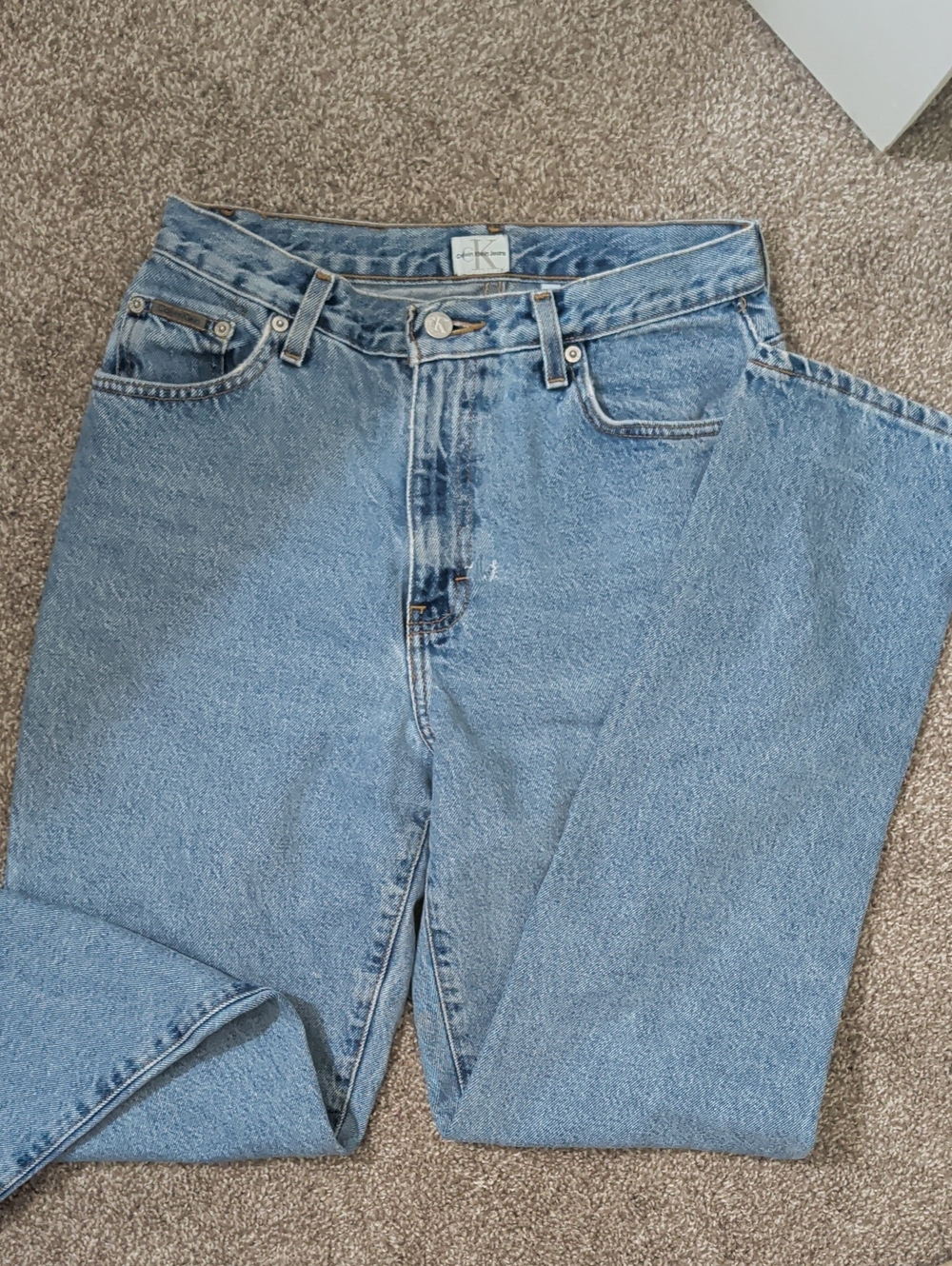 Calvin Klein Jeans Relaxed Fit Light Blue Denim